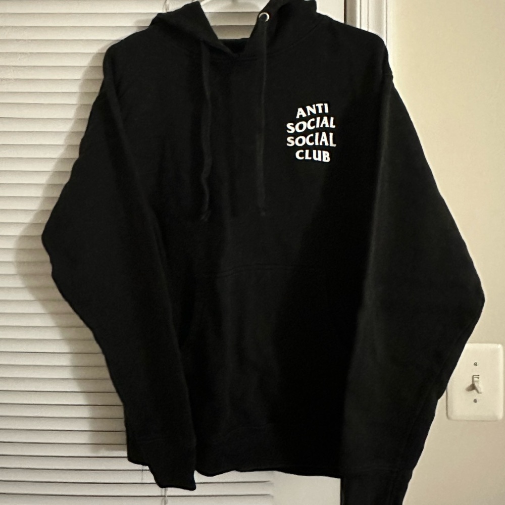 Anti social social club black hoodie